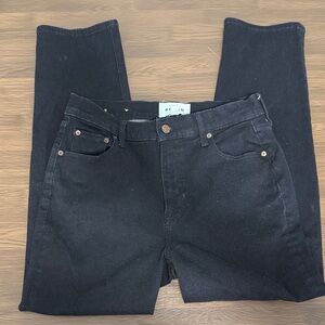 Boden Black Denim Trousers Sz 32x30‎